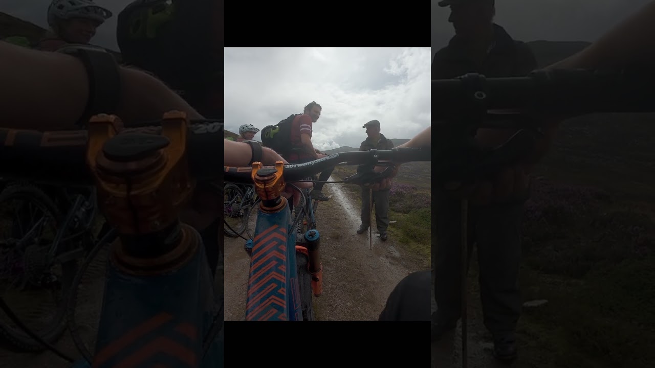 We met the King on our bike ride! #cycling #gopromtb #mountainbike #royalty #king