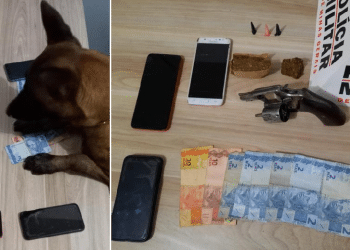 Quatro pessoas foram presas durante abordagem em um táxi em Araxá