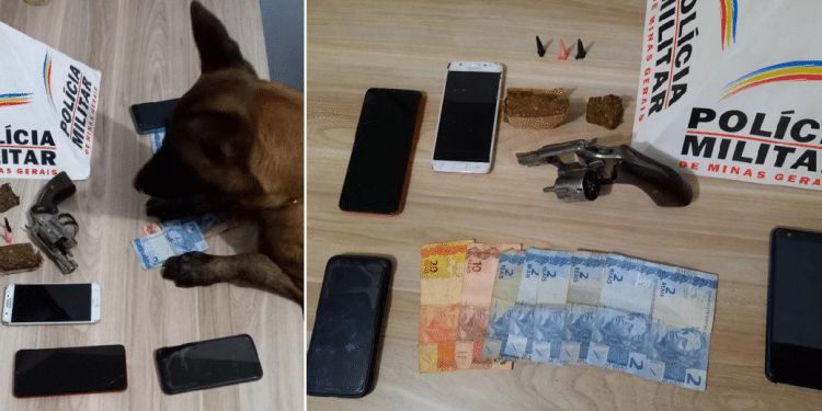 Quatro pessoas foram presas durante abordagem em um táxi em Araxá