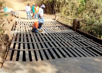 Prefeitura conclui reforma da ponte sobre o Córrego do Marmelo