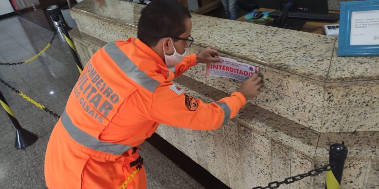 Hotel é parcialmente interditado em Araxá pelo Corpo de Bombeiros