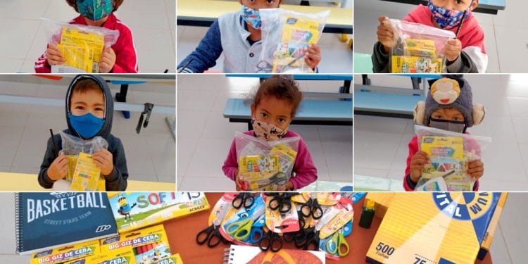 Alunos da rede municipal recebem 3,5 mil kits de materiais escolares