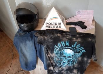 Jovem é preso após roubar motocicleta e tentar fugir da Polícia Militar em Araxá