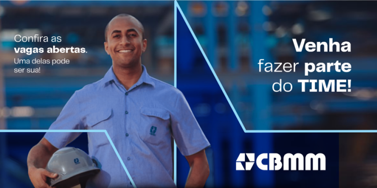 CBMM ABRE 4 NOVAS VAGAS DE EMPREGO