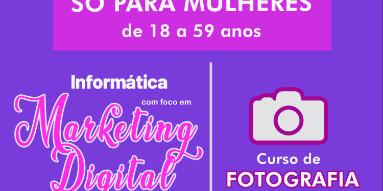 Centro Julio Dário abre inscrições para os Cursos De Fotografia e Informática voltada para Marketing Digital