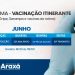 Prefeitura de Araxá promove vacinação itinerante em cinco bairros da cidade
