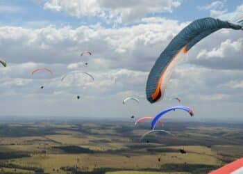 Araxá recebe o Campeonato Brasileiro de Parapente e Pré-Mundial a partir desta quinta; Horizonte Perdido também conta com festival de música