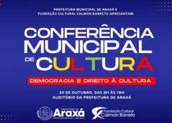 Araxá realiza a Conferência Municipal de Cultura na próxima segunda (30); inscrições estão abertas