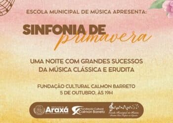 Escola Municipal de Música promove o evento Sinfonia de Primavera nesta quinta (5)