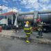 Maquinário de usina de asfalto pega fogo no Distrito Industrial de Araxá