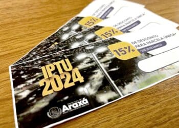 Contribuinte de Araxá terá desconto de 15% no pagamento da parcela única do IPTU