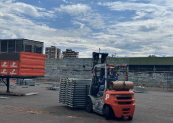 Nova estrutura do Araxá Rodeio Show já começou a ser montada: veja as mudanças