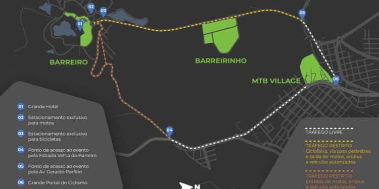 Copa do Mundo de Mountain Bike terá sistema de mobilidade exclusivo; confira como ter acesso ao evento