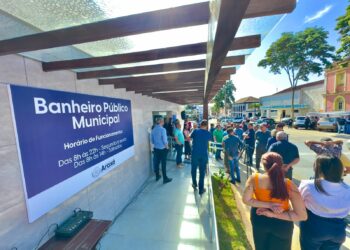 Primeiro banheiro público é inaugurado em Araxá e vai proporcionar maior movimento na região central