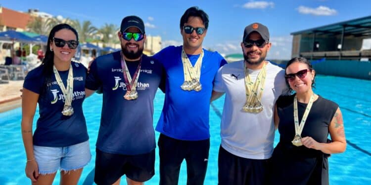 Araxá no topo: atletas conquistam 13 medalhas na Copa MG de Natação