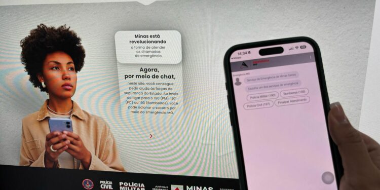 Emergência MG: Novo serviço permite acionar forças de segurança com poucos cliques