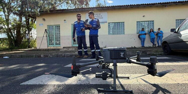 Monitoramento por drones identifica 519 criadouros do Aedes aegypti em seis bairros de Araxá