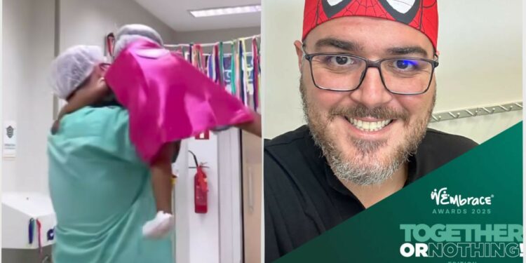 Médico otorrino mineiro que veste pacientes de super-heróis ganha prêmio na Itália