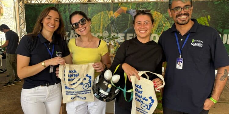 Prefeitura une interatividade, arte e saúde com estande especial na Copa do Mundo de Mountain Bike