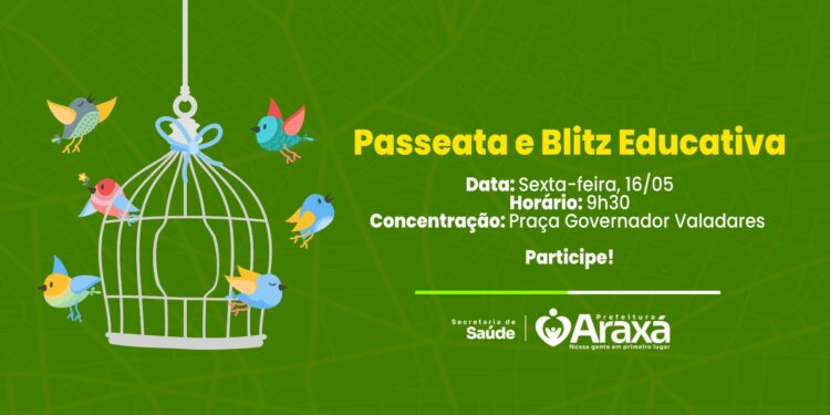 Prefeitura de Araxá realiza ações em prol do Dia Nacional da Luta Antimanicomial