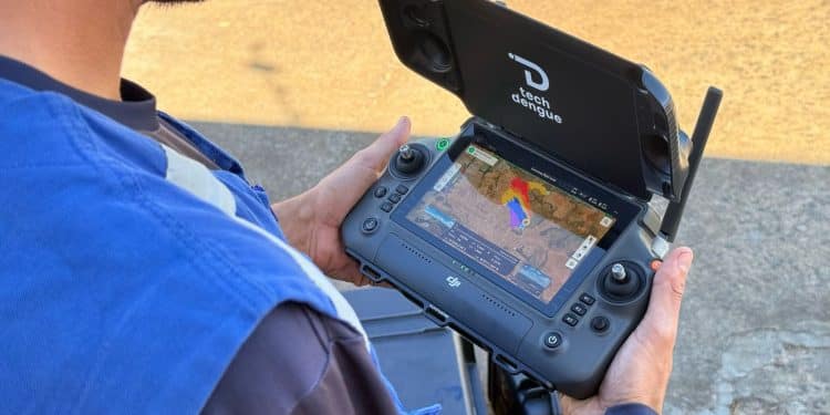 Mapeamento por drones nos setores Sul e Oeste identifica 470 potenciais criadouros do Aedes aegypti