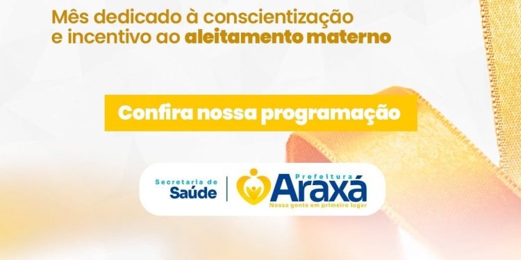 A Secretaria Municipal de Saúde promove ações educativas durante a Campanha Agosto Dourado