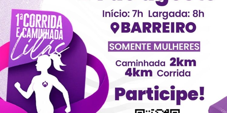 Corrida e Caminhada Lilás mobiliza mulheres em ação contra a violência de gênero; inscrições já estão abertas