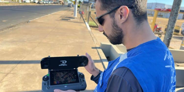 Prefeitura intensifica combate à dengue após sobrevoo com drones apontar 378 possíveis criadouros
