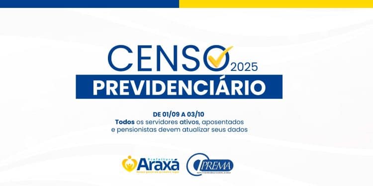Iprema inicia Censo Previdenciário Cadastral nesta segunda-feira; Servidores municipais devem atualizar dados até 3 de outubro de 2025