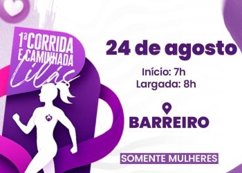 Corrida e Caminhada Lilás mobiliza Araxá neste domingo