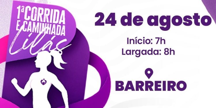 Corrida e Caminhada Lilás mobiliza Araxá neste domingo