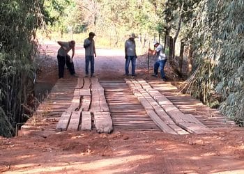 Ponte do Rio Tamanduá é interditada para manutenção