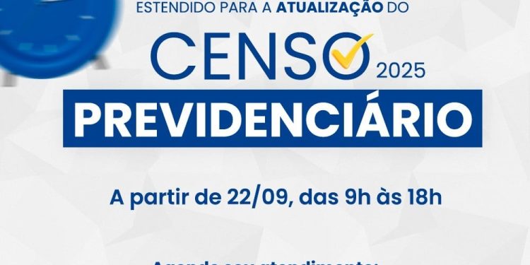 Iprema alerta para o fim do prazo do Censo Previdenciário; atendimentos acontecem até 4 de outubro