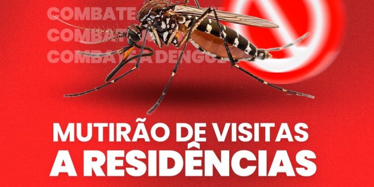 Vigilância Ambiental realiza mutirão de combate à dengue em 23 bairros neste sábado