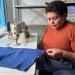 Ateliê de Tecelagem transforma uniformes usados em novos produtos sustentáveis