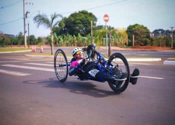 Com apoio da Prefeitura, atleta araxaense participa da final do Campeonato Paulista de Paraciclismo