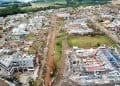 Imagens de satélite mostram antes e depois de cidade destruída por tornado no Paraná