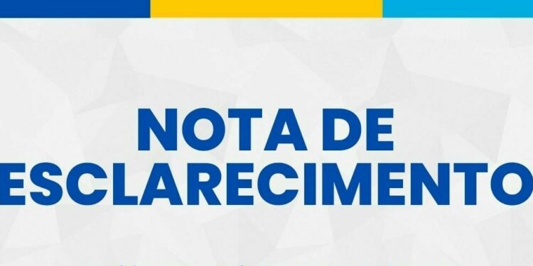 NOTA DE ESCLARECIMENTO