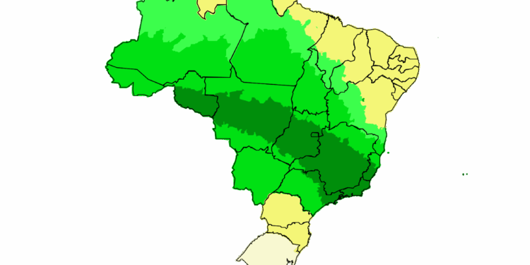 Depois do calor, Brasil entra em período de chuvas mais intensas a partir deste sábado
