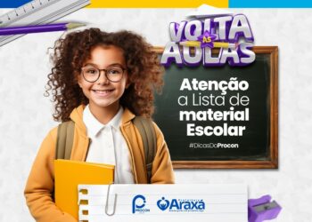 Procon Araxá orienta pais e responsáveis a ficarem atentos às listas de material escolar