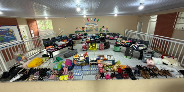 Araxá arrecada mais de 35 toneladas de doações para famílias atingidas pelas chuvas