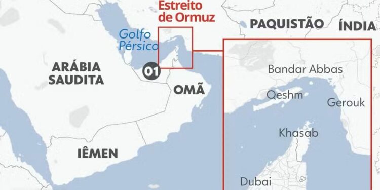 Após disparada do petróleo, países europeus e Japão falam em ajudar a liberar Estreito de Ormuz