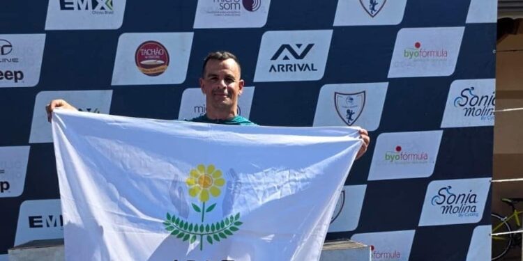 Atleta paralímpico de Araxá conquista sétimo lugar em GP de ciclismo em São Paulo com apoio da Prefeitura