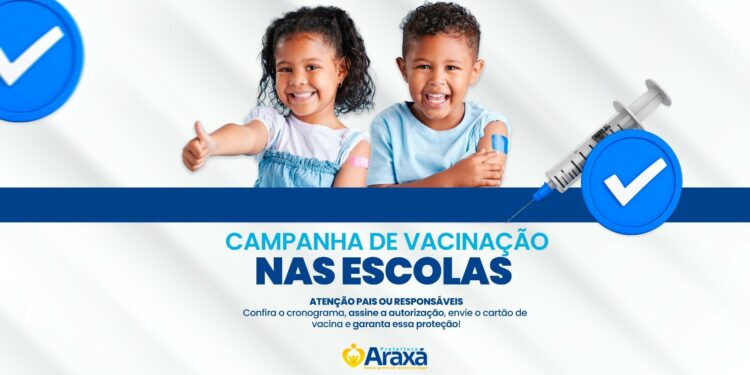 Prefeitura de Araxá inicia vacinação em escolas e Cemeis da zona urbana a partir da próxima segunda-feira (4)