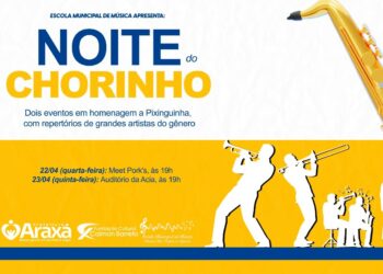 Escola Municipal de Música promove a Noite do Chorinho nos dias 22 e 23 de abril