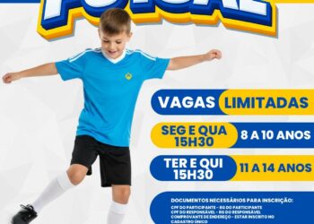 Prefeitura de Araxá abre inscrições para aulas de futsal no CRAS Bom Jesus