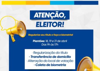 Justiça Eleitoral realiza plantões em Araxá para regularização do título e coleta de biometria