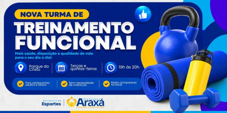 Prefeitura amplia treinamento funcional gratuito com aulas noturnas no Parque do Cristo