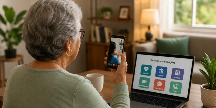 Tecnologia pode ajudar idosos a preservar autonomia, vínculos sociais e saúde cognitiva