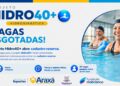 Vagas para o projeto Hidro40+ estão esgotadas; secretaria de esportes abre cadastro reserva
